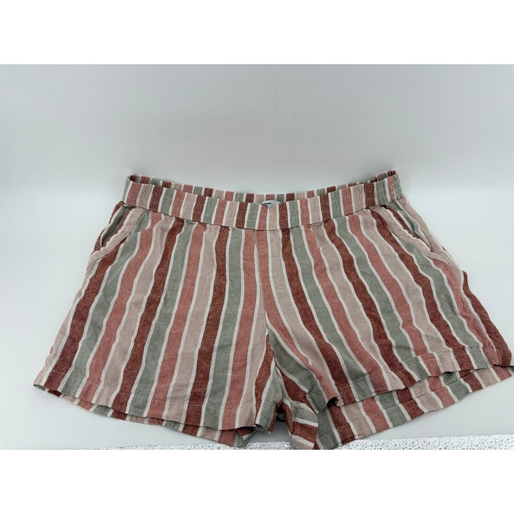Sonoma Linen Blend Shorts, Elastic Waist, Beach, Casual Wear, Women's Size 1Xโ